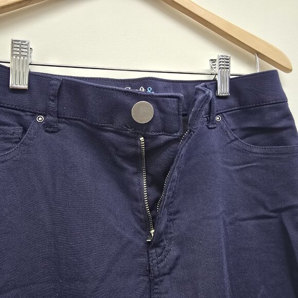 Croft & Barrow The Effortless Stretch Pants Size 6 Classic Comfort Navy EUC - Picture 4 of 9